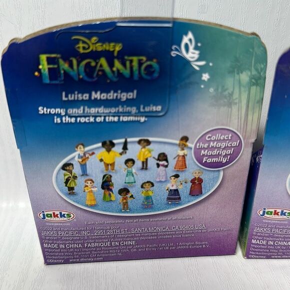 Disney Encanto ISABELA MADRIGAL 3" Figure Mini Doll Jakks NEW and Luisa Madrigal - Picture 2 of 5